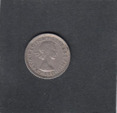 Beschrijving: 6 Pence  ELIZABETH II  